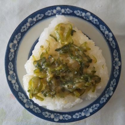 ネギ味噌で♪焼きおにぎり