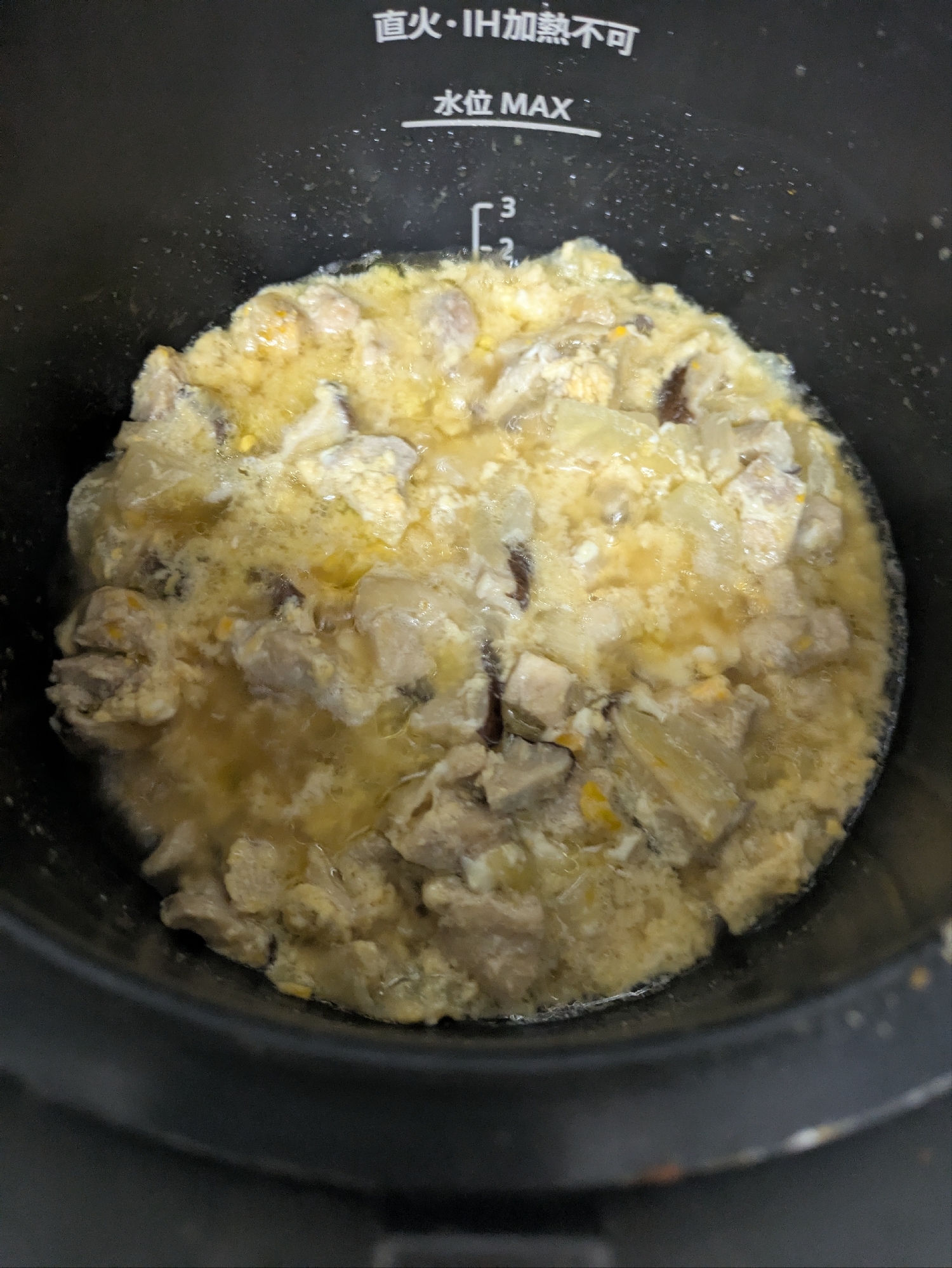 しいたけ入り親子丼〜ホットクック〜