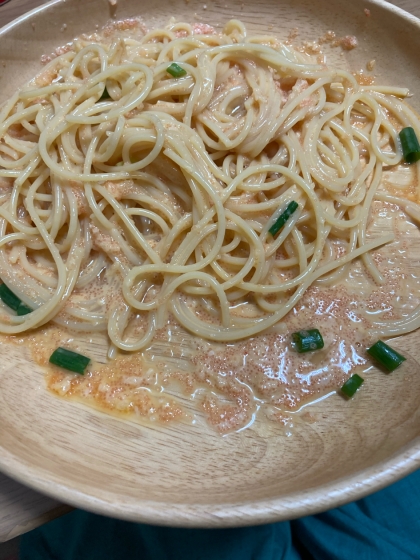 簡単♩美味しい☆明太子パスタ