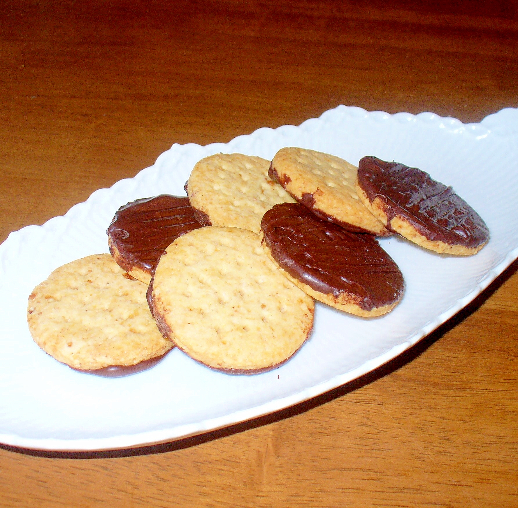 ザクザク食感 全粒粉ビスケット レシピ 作り方 By Raku0036 楽天レシピ