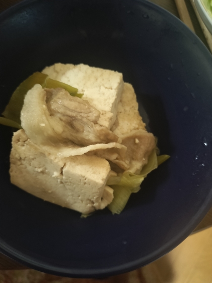 フードロス対策！冷凍保存した豆腐を使った肉豆腐