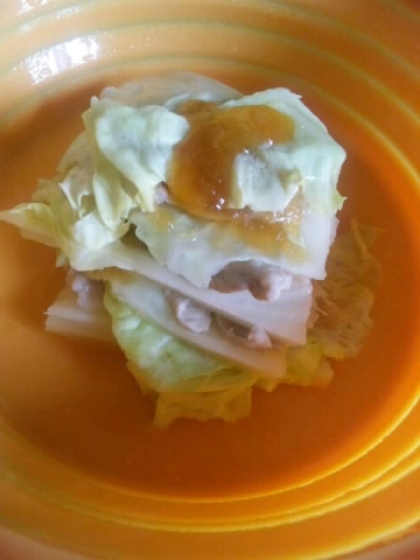 豚肉と白菜のレンジ蒸し