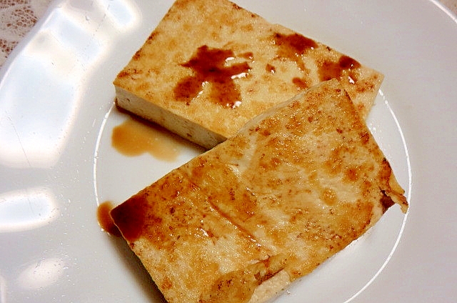 豆腐のオリーブオイル焼き