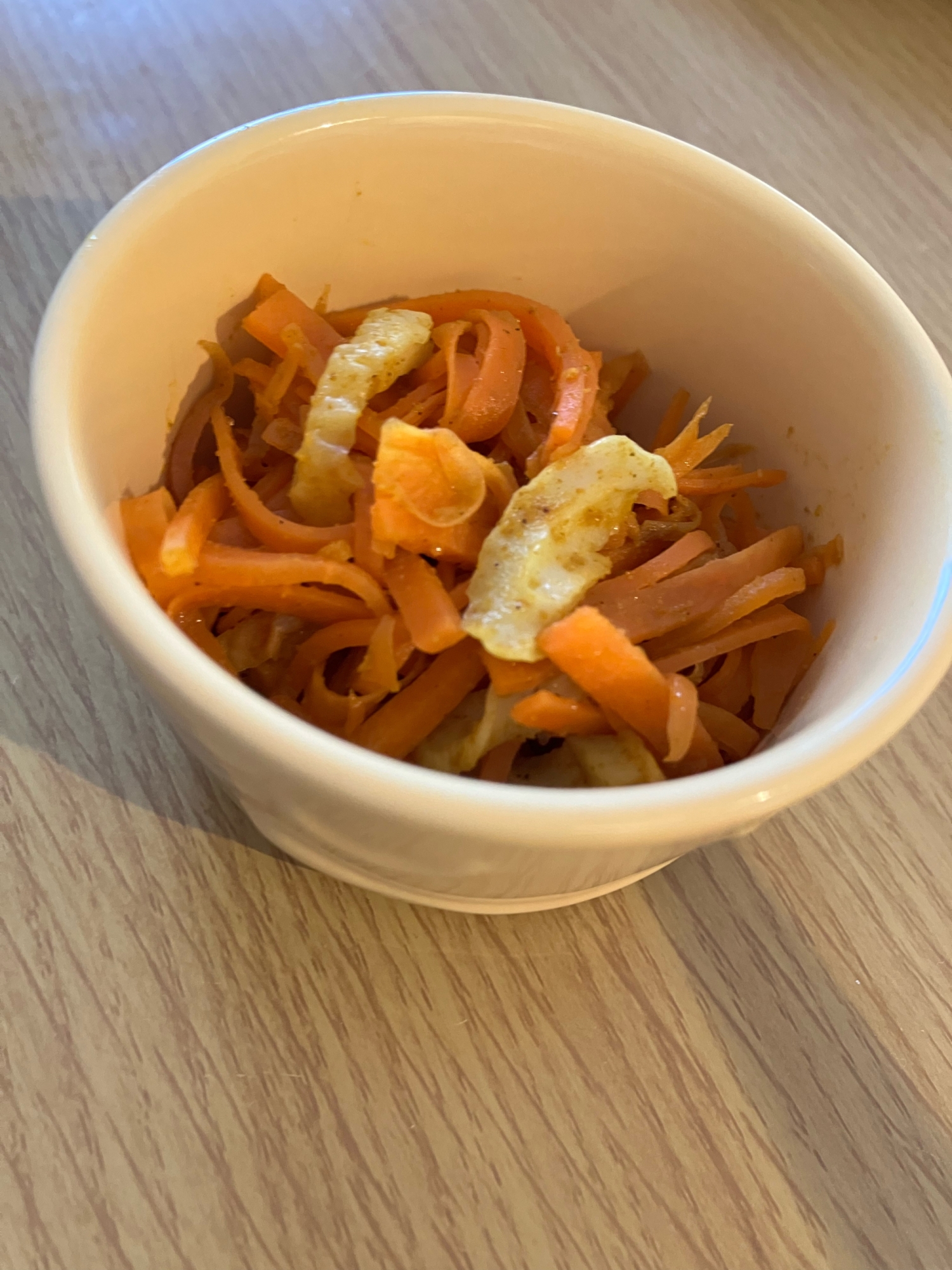 人参とちくわのカレーきんぴら