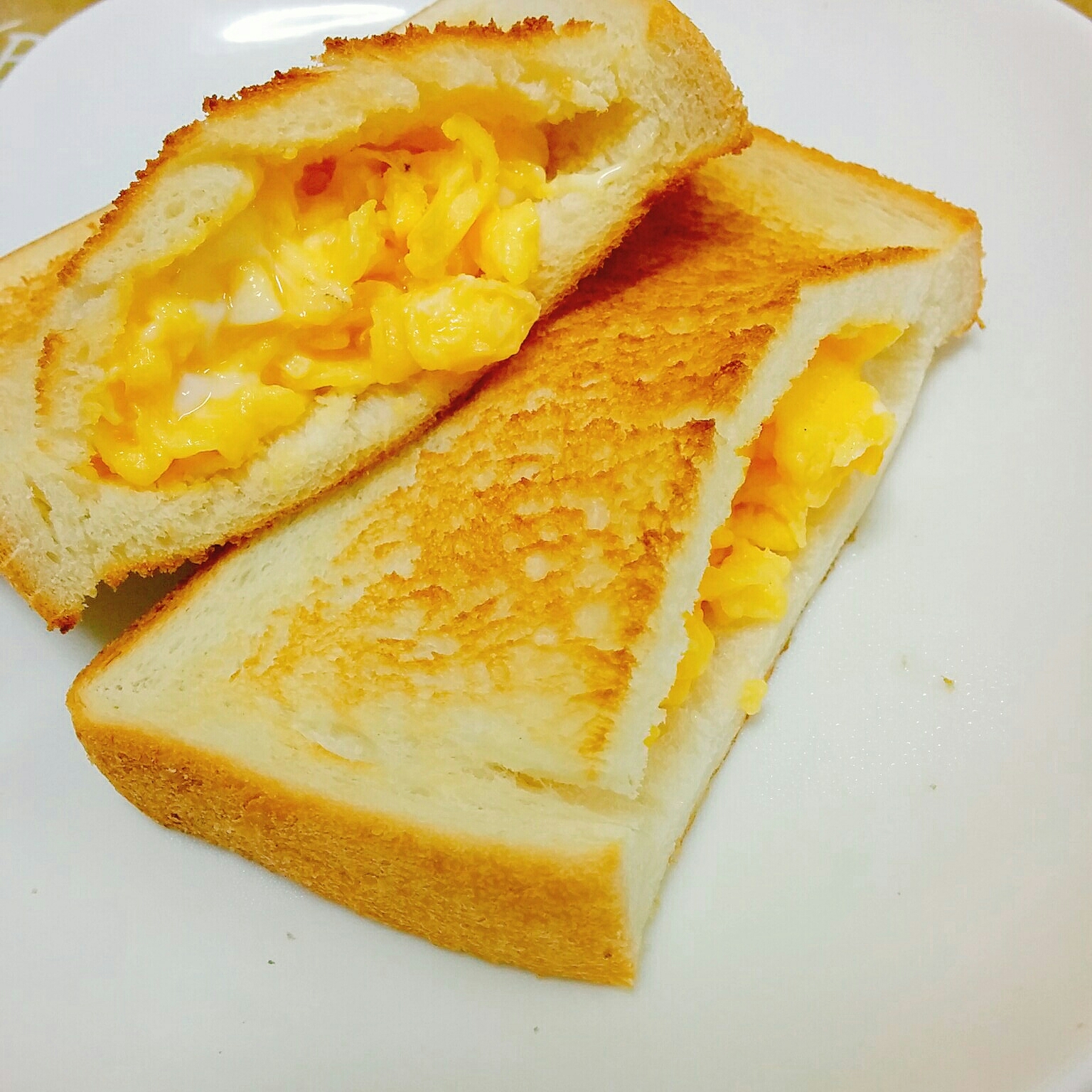 朝食☆卵のポケットサンドイッチ
