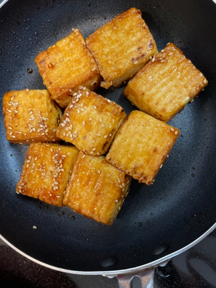 厚揚げ甘辛焼き★ すき焼きのタレで超簡単！