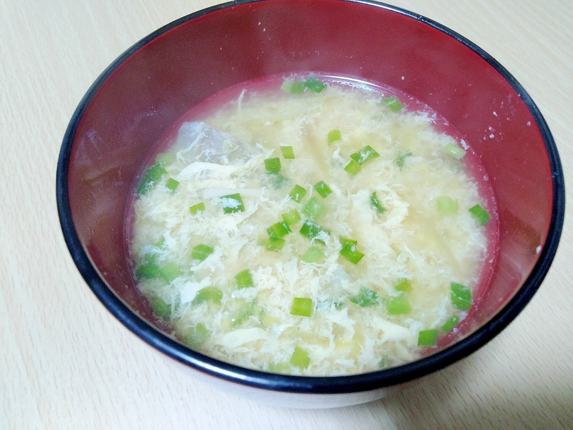 みょうがとニラ卵＆節麺のボリューム満点おかず味噌汁