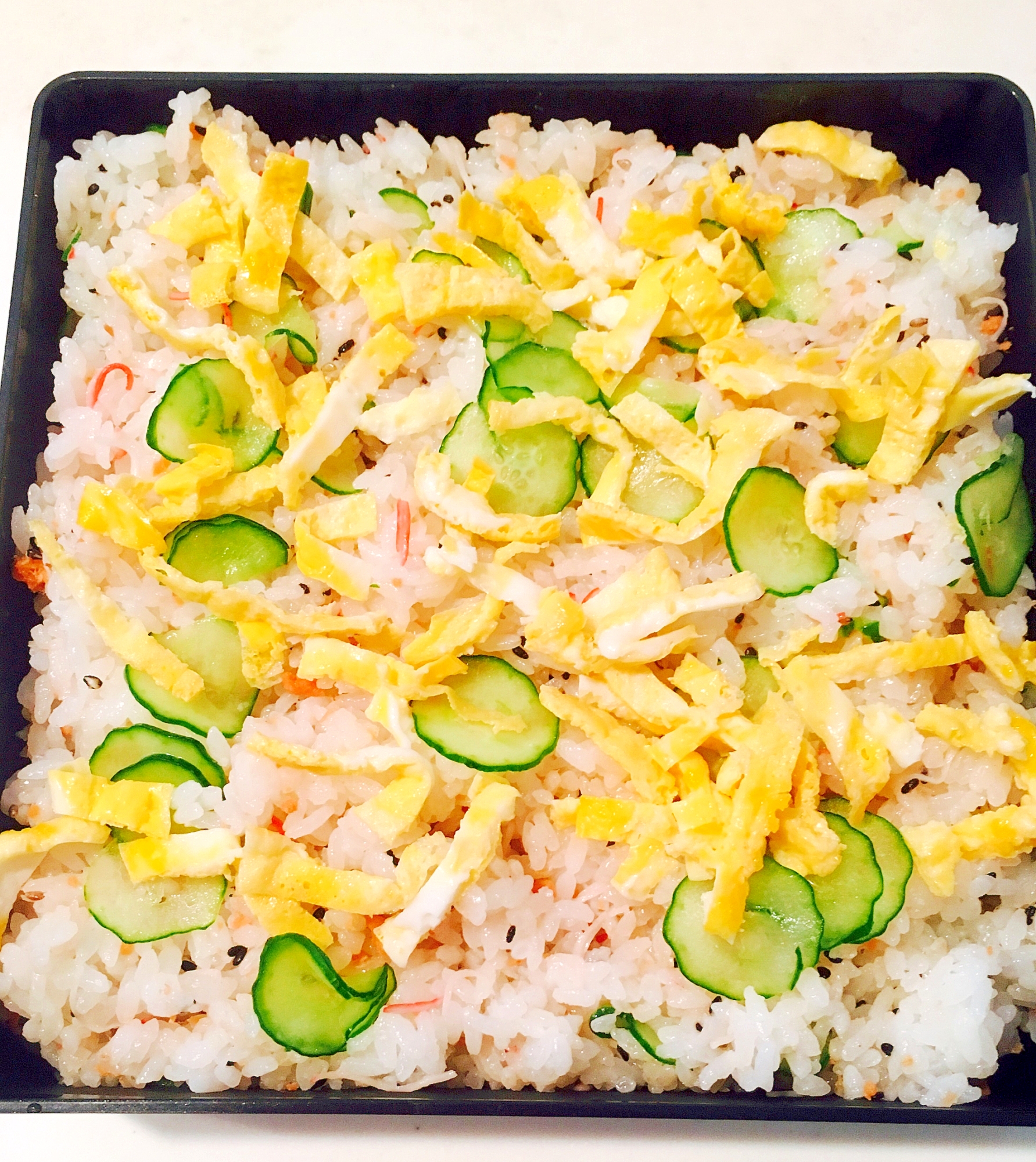 家にあるもので簡単に!ちらし寿司