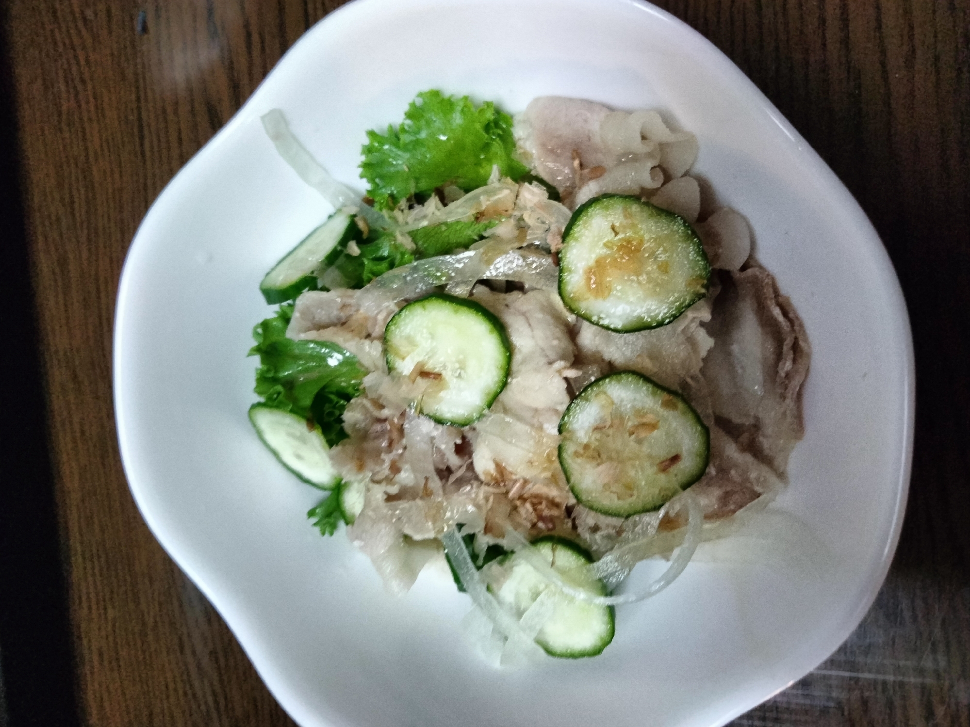 豚しゃぶ野菜サラダ