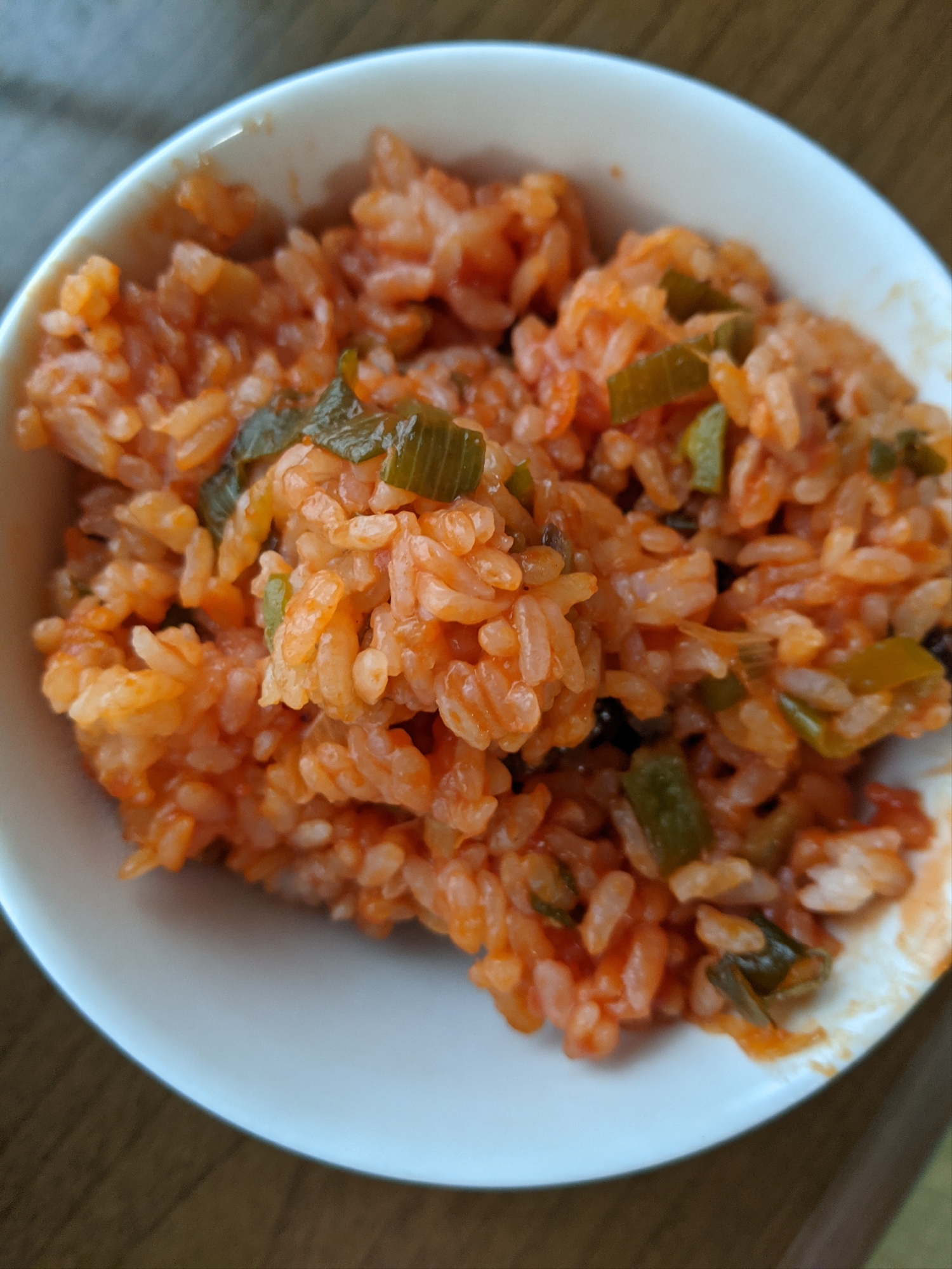 茄子とピーマンのチキンライス