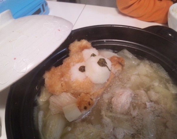 ダッフィー鍋 大根おろしアート レシピ 作り方 By リバプールみなと 楽天レシピ ダッフィー鍋 大根おろしアート レシピ 作り方 By リバプールみなと 楽天レシピ