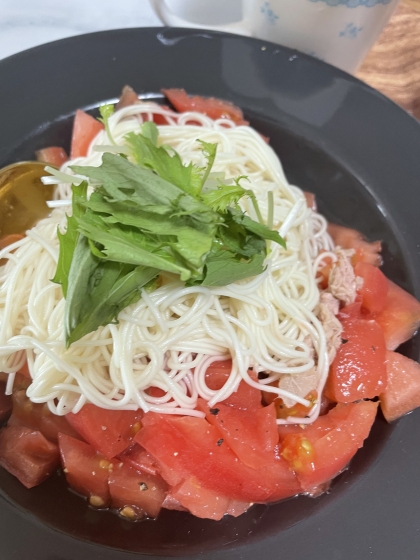 暑い日に美味しい！洋風そうめん