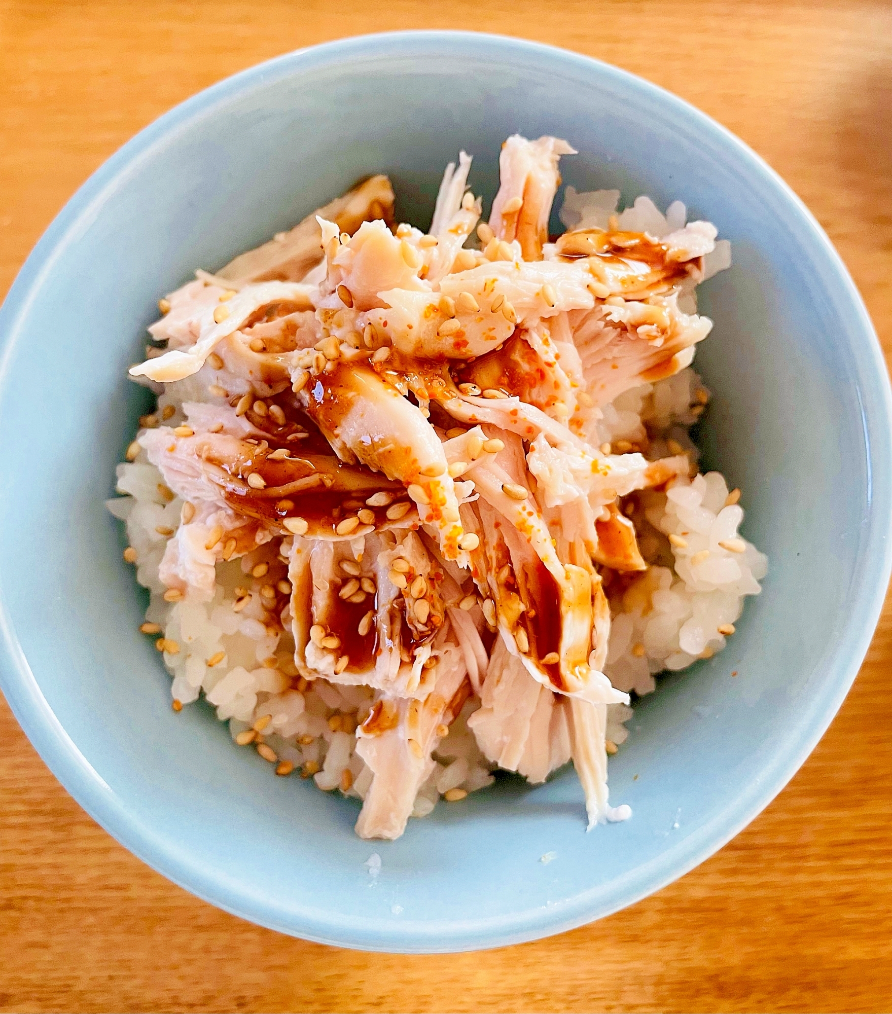 焼き肉のタレで！ささみ丼