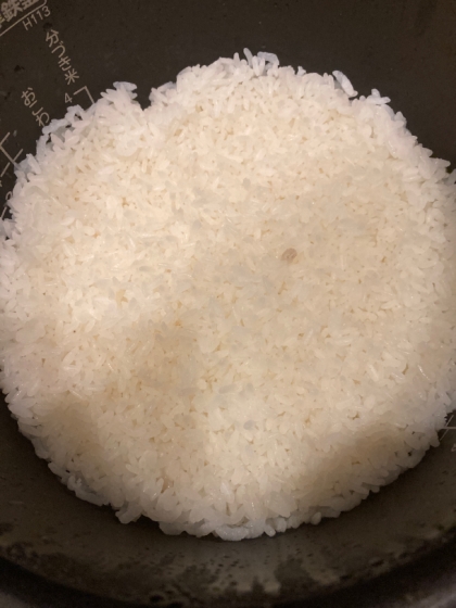 ちょっとしたひと手間でいつものお米が美味しく炊けました(o^^o)ふっくら美味しいご飯でご飯が進みますね(*^ω^*)ごちそうさまでした^o^