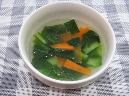 こんにちは♪お野菜の優しい味のスープ、とっても美味しかったです♪レシピありがとうございました(^-^)
