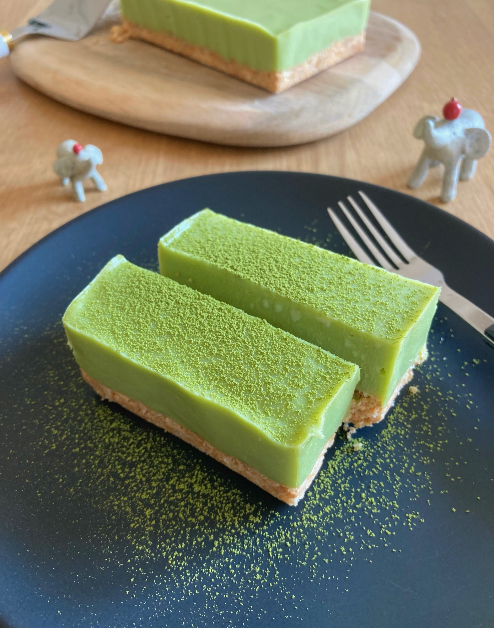 抹茶アイスで作る❤️生チョコケーキ