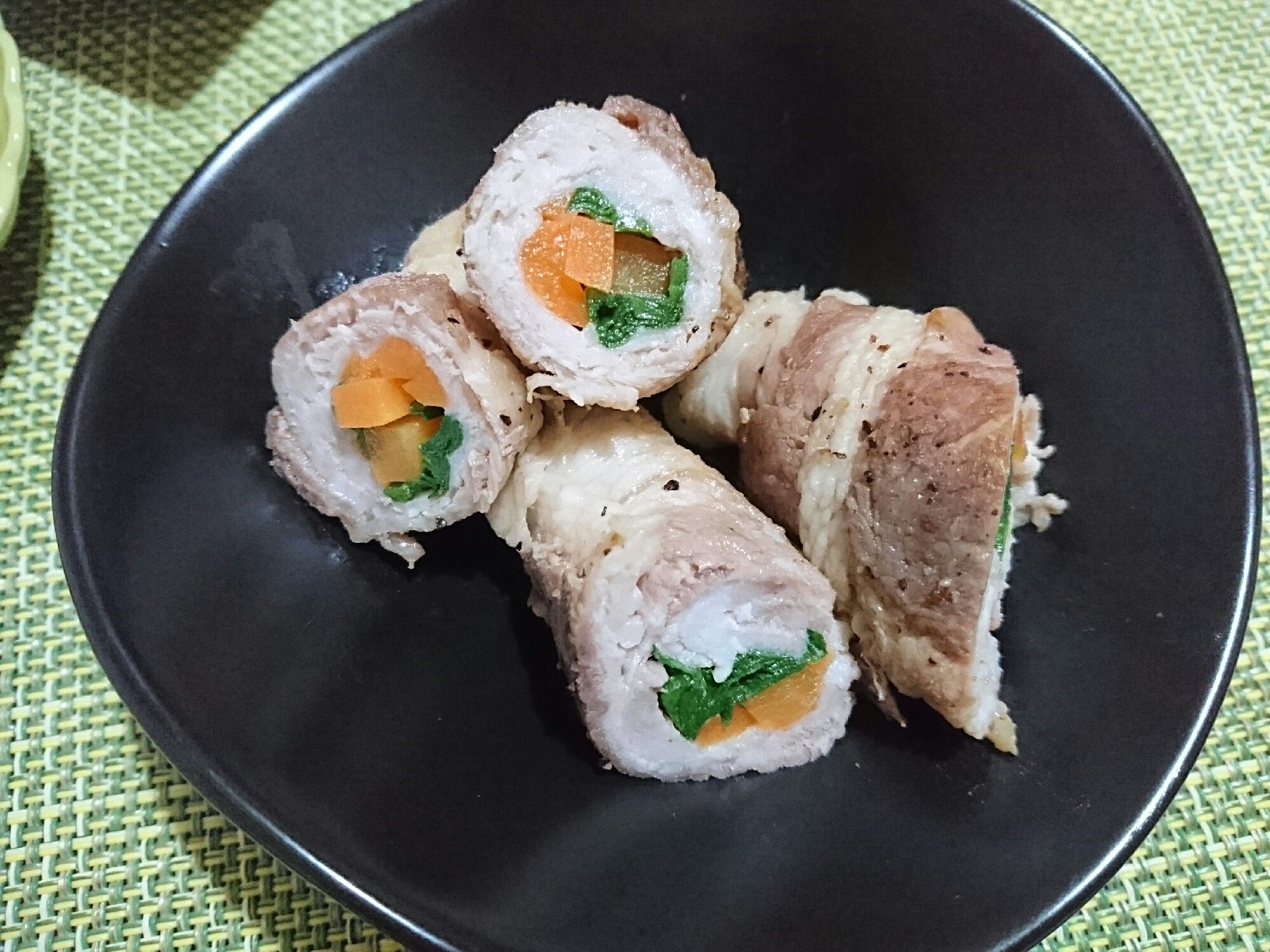 定番!常備菜になる☆豚の野菜巻き焼き