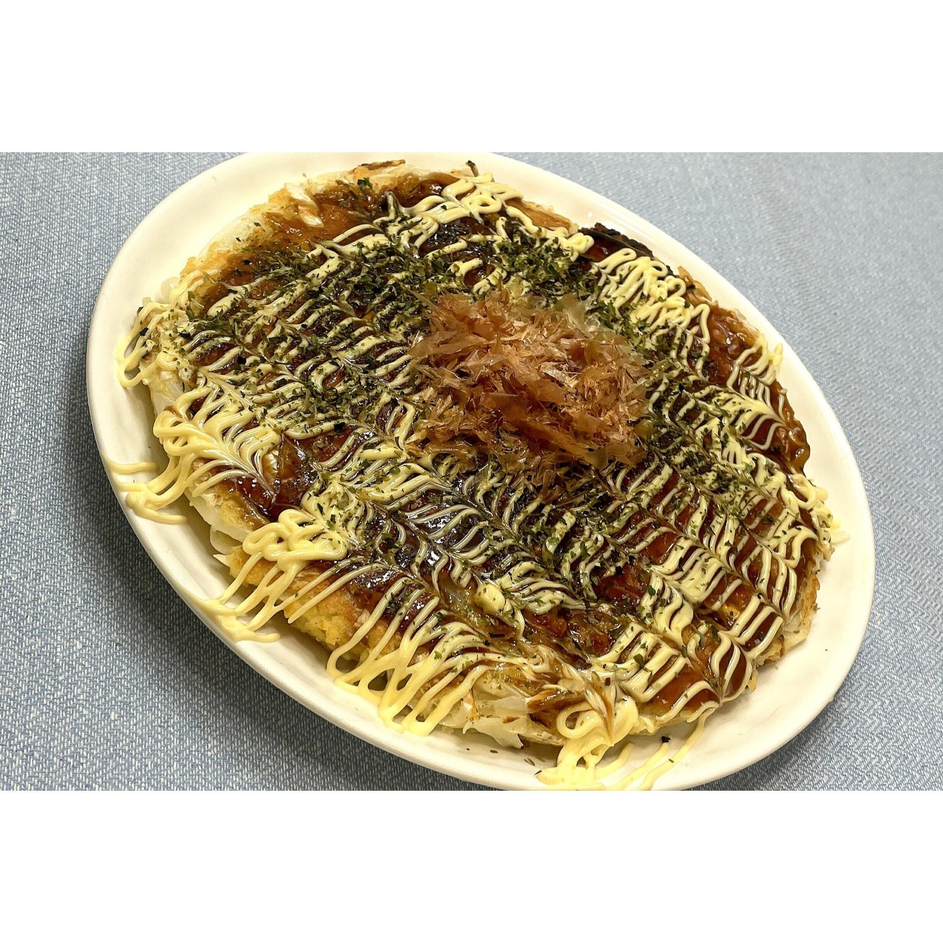 はんぺんと厚揚げのお好み焼き★動画あり★