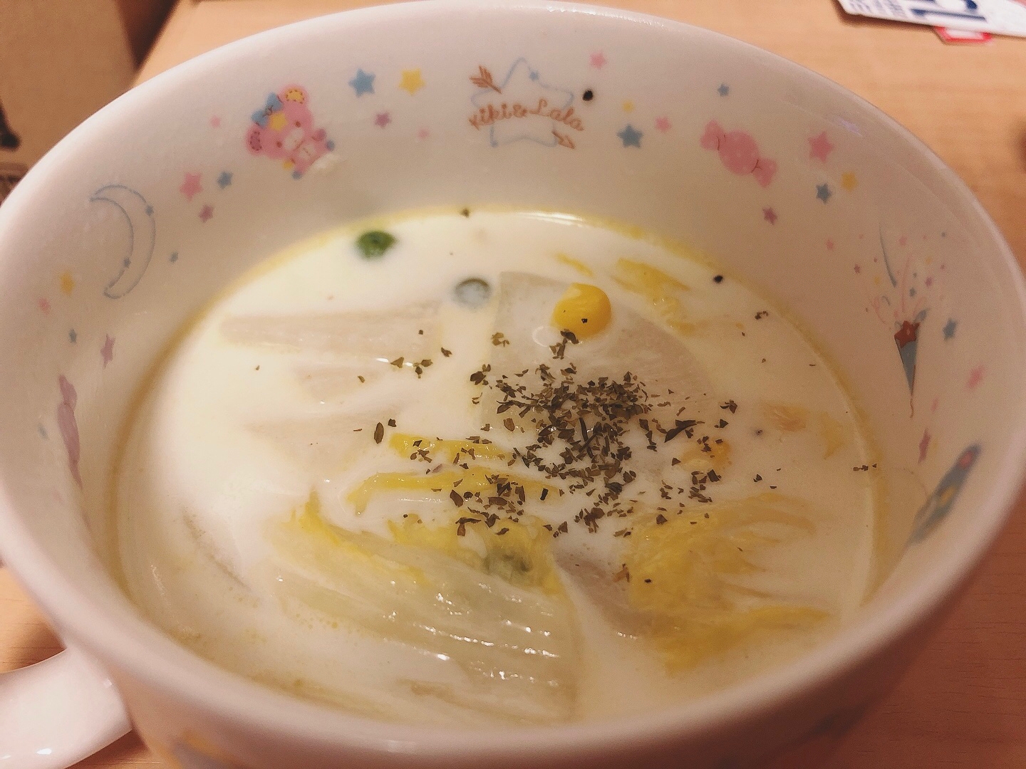 大根と白菜のミルクスープ