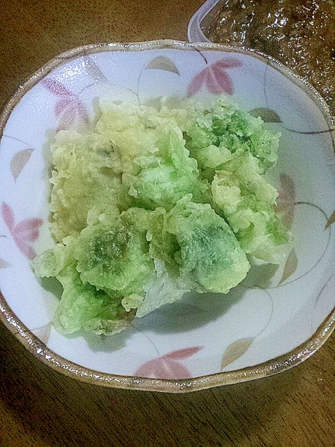 旬の香り♪ 蕗のとうの天ぷら