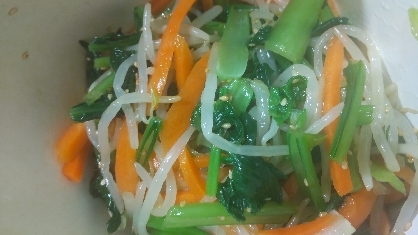 小松菜多目で作りました！美味しかったです！