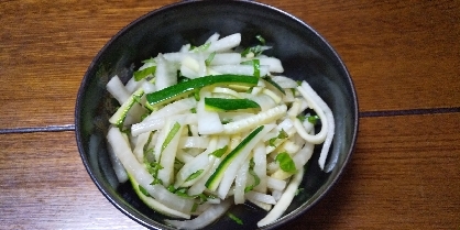 ポン酢に砂糖とからしが入ることで、野菜と調味料が馴染んで美味しかったです！