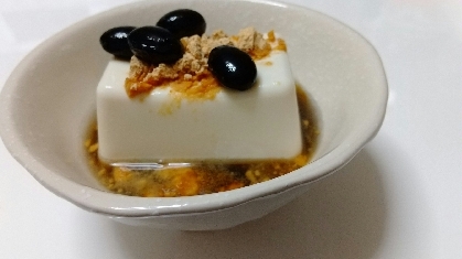 シナモンが美味しい♪和菓子みたいな甘い冷奴