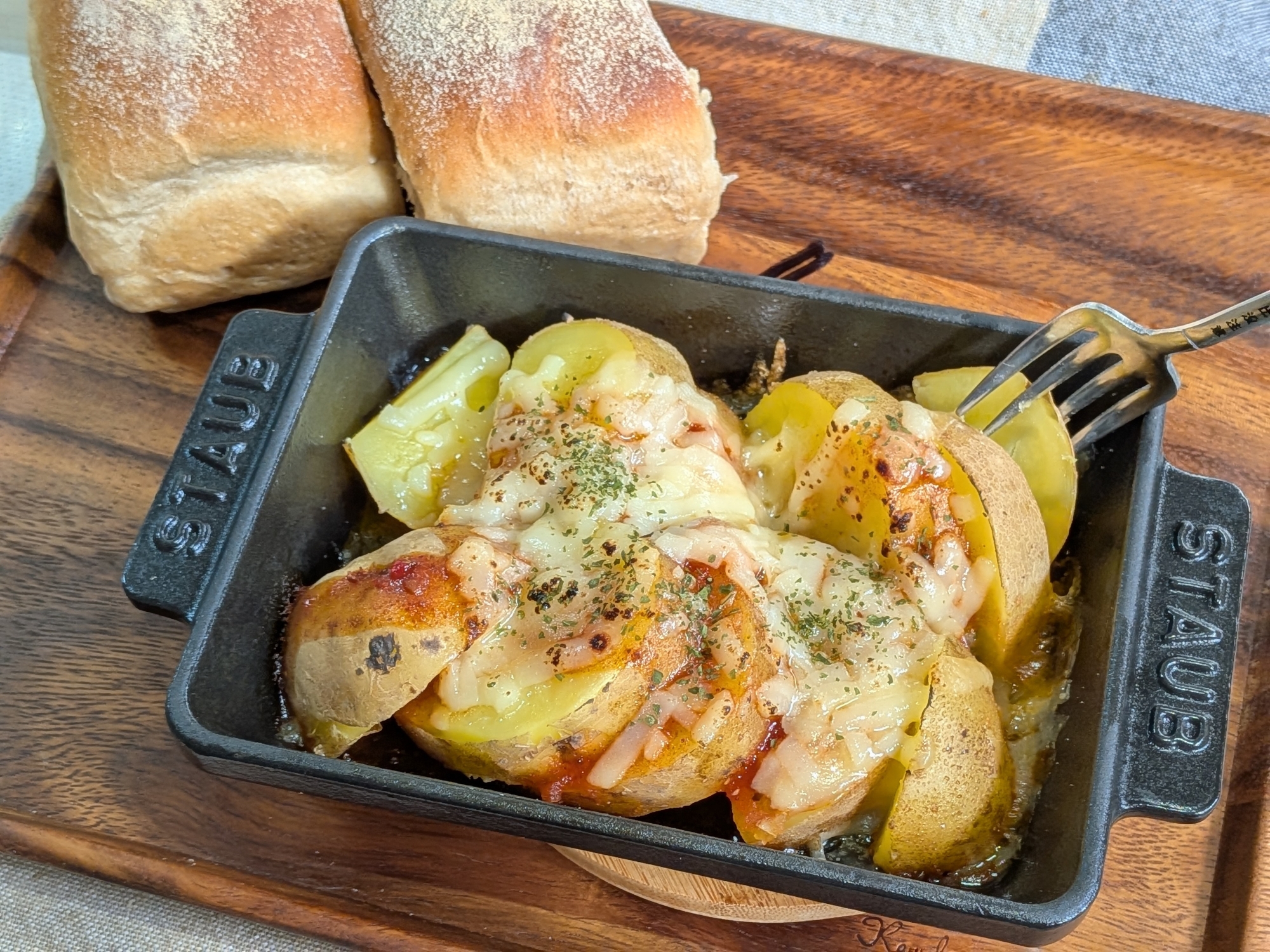 タコソースグリルポテト