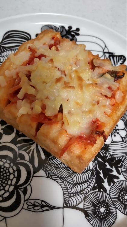 ★あと一品★厚揚げのキムチチーズ焼き