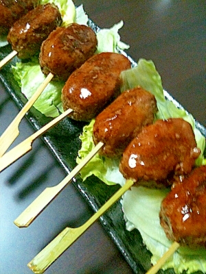 とろ り あんかけ風つくね串 レシピ 作り方 By 新米主婦りえママ 楽天レシピ