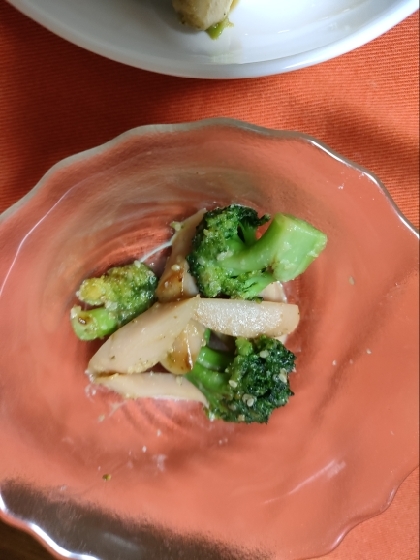 ブロッコリーと魚ニソde簡単甘辛味噌炒め