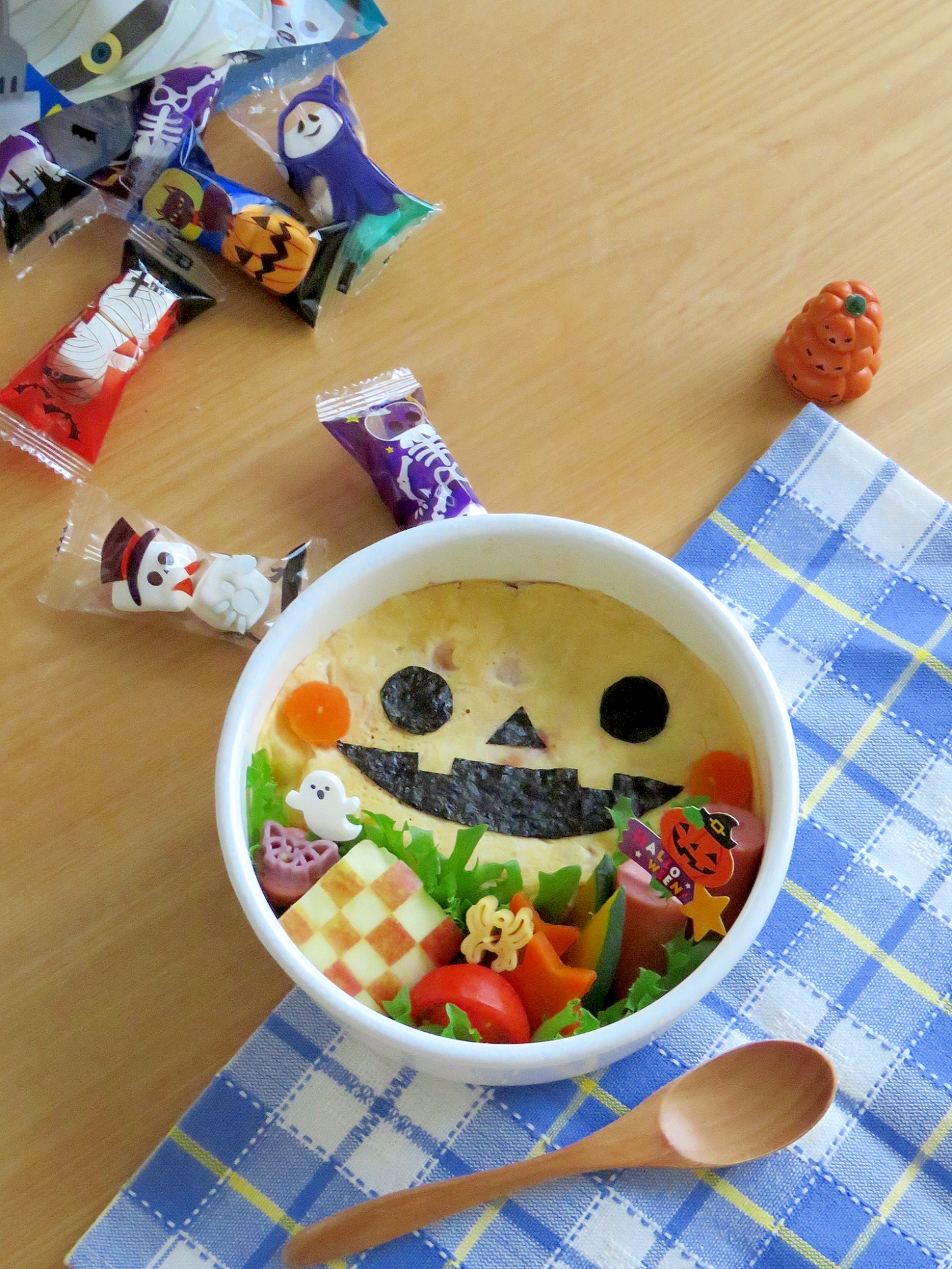 簡単キャラ弁 ハロウィン的オムライスの弁当 レシピ 作り方 By Cherry05 楽天レシピ 簡単キャラ弁 ハロウィン的オムライスの弁当 レシピ 作り方 By Cherry05 楽天レシピ