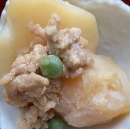 じゃがいものそぼろ味噌煮