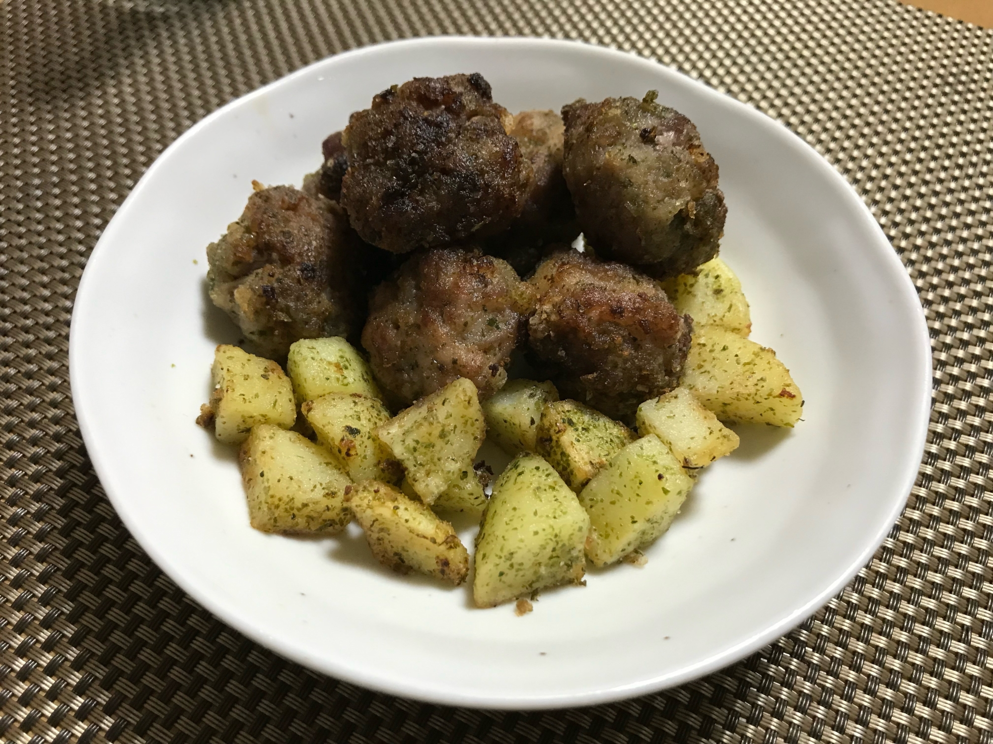 豚こまの磯辺から揚げ