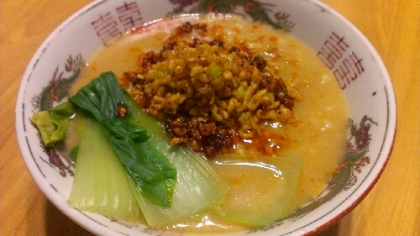 インスタントラーメンで★担々麺★ひき肉たっぷり！