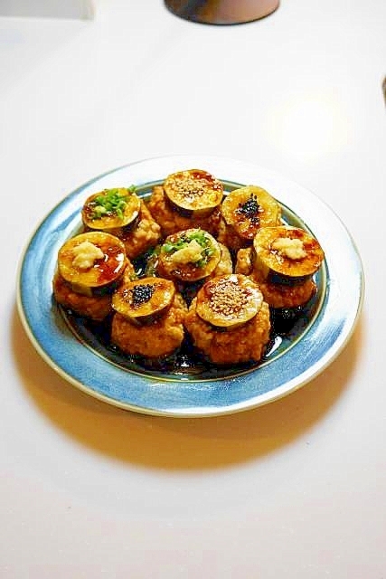 飯をワシワシ＆ビールをグビグビ！ナスの挟み蒸し焼き