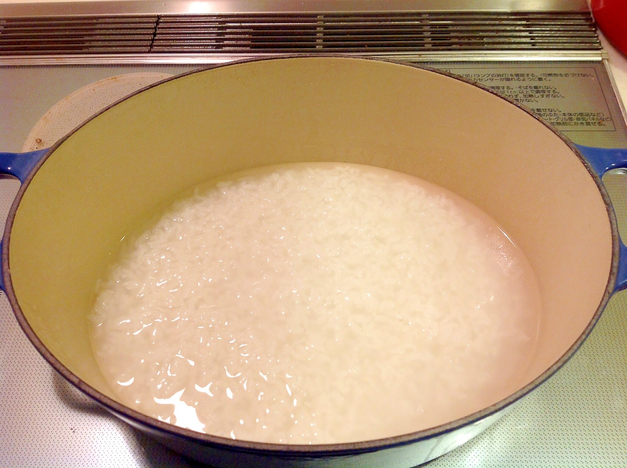 ルクルーゼで超時短!!離乳食のおかゆ♪♪ レシピ・作り方 by とちえす
