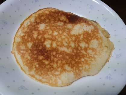 豆腐と冷凍バナナのふわふわホットケーキ