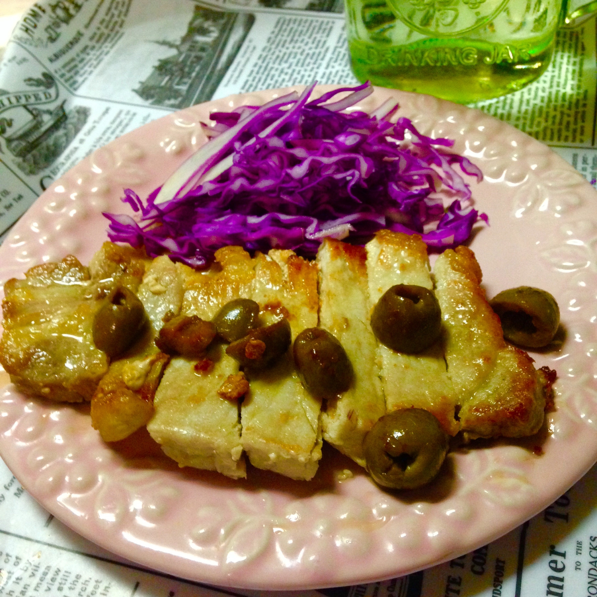 グリーンオリーブポークソテー レシピ 作り方 By うみ ひま 楽天レシピ