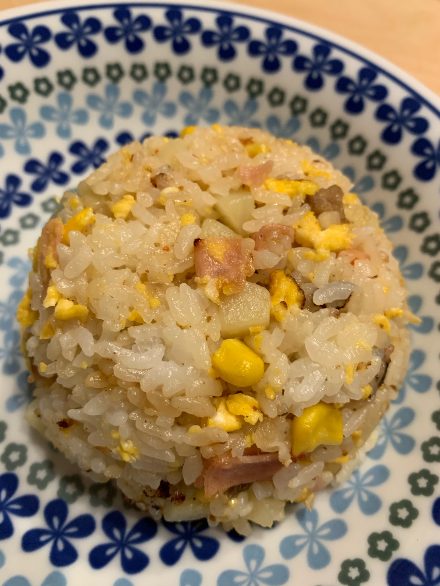 じゃがいも入り炒飯