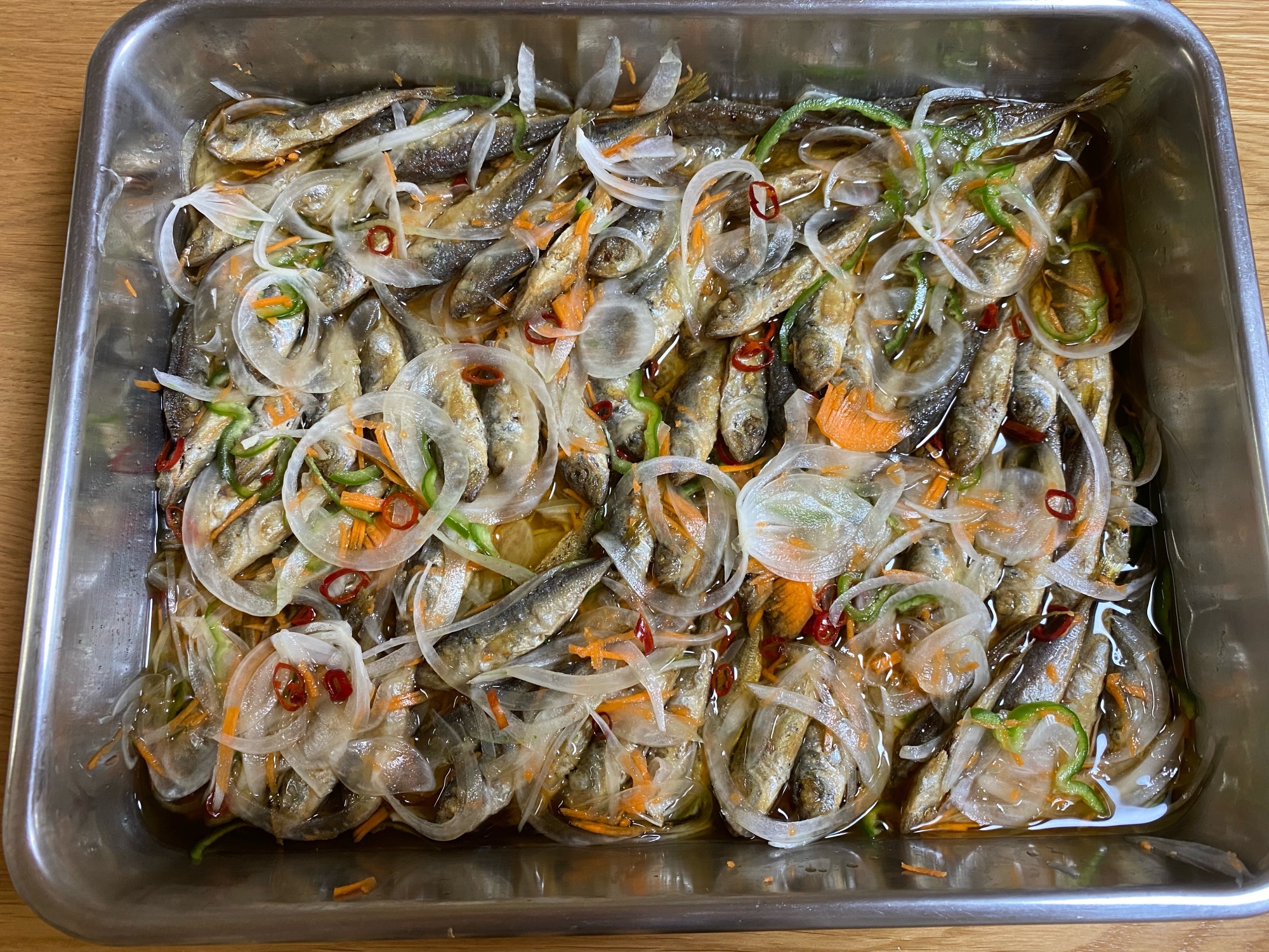 豆あじのエスカベッシュ レシピ 作り方 By Hirotaku 楽天レシピ 豆あじのエスカベッシュ レシピ 作り方 By Hirotaku 楽天レシピ