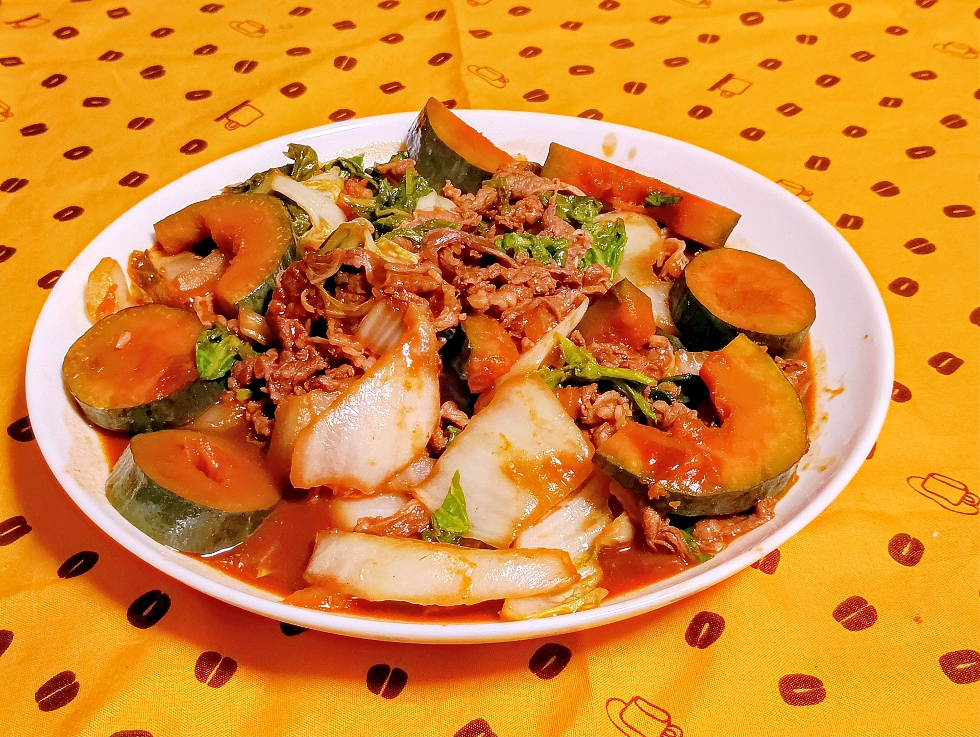 かぼちゃと白菜のさっぱりンブシー