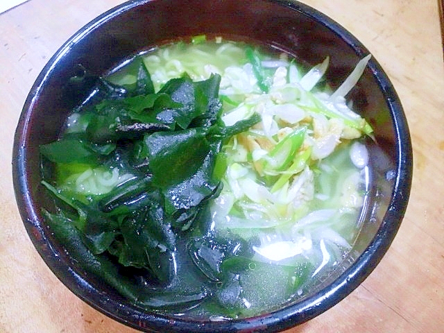 わかめラーメン