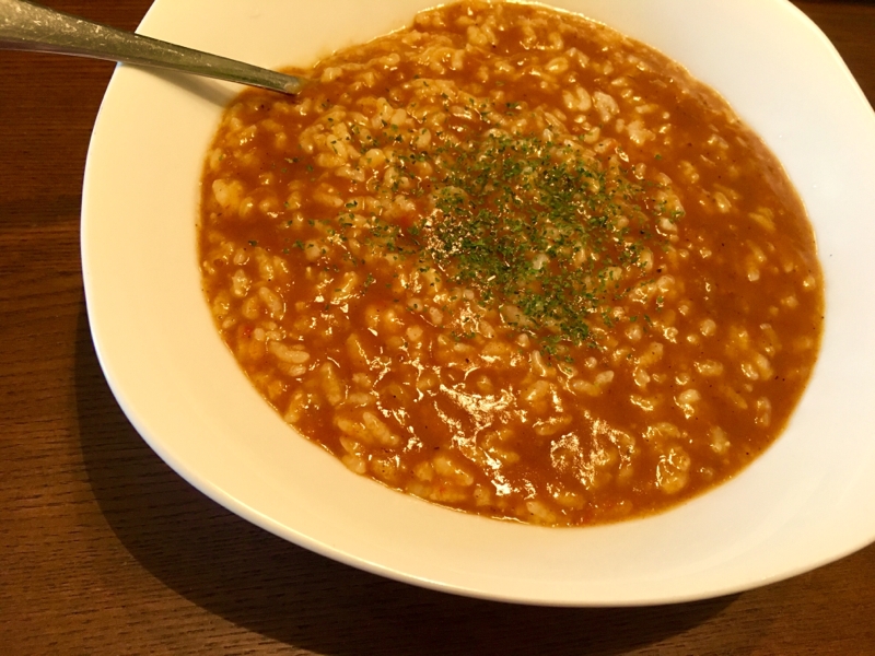 余ったカレーでカレーリゾット