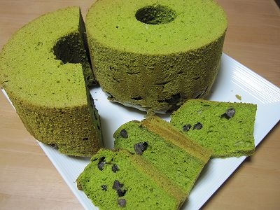 ☆抹茶のシフォンケーキ☆