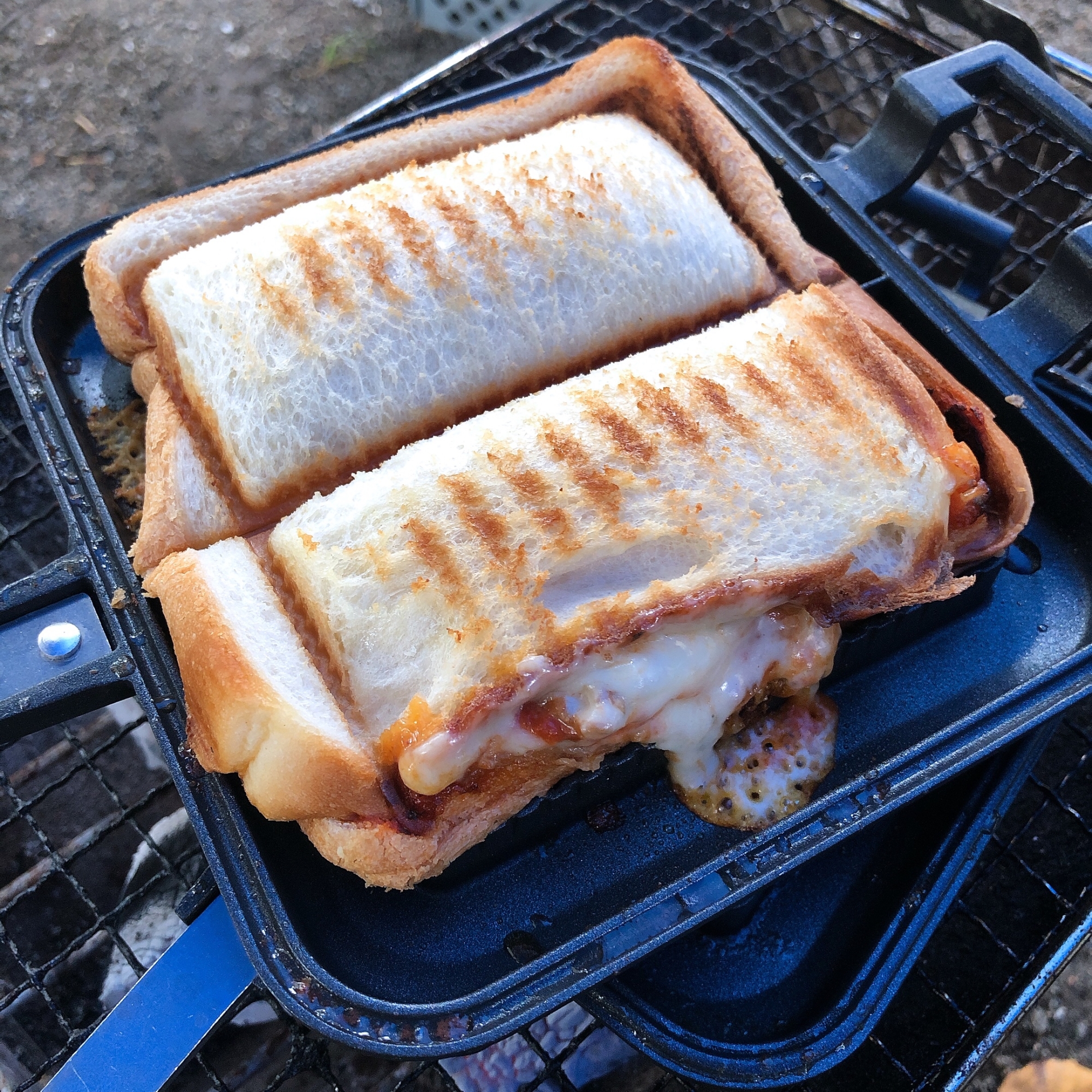 アウトドアに！ホットサンド