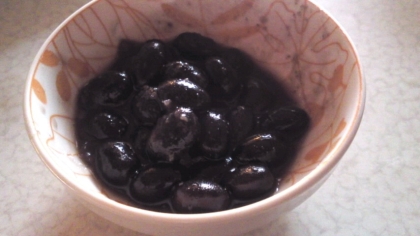 簡単！食べやすい甘さの黒豆