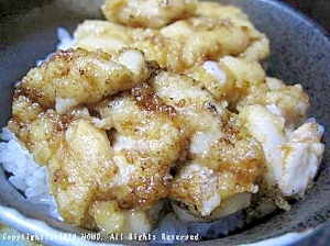 まるでフォアグラ！！白子のソテー丼