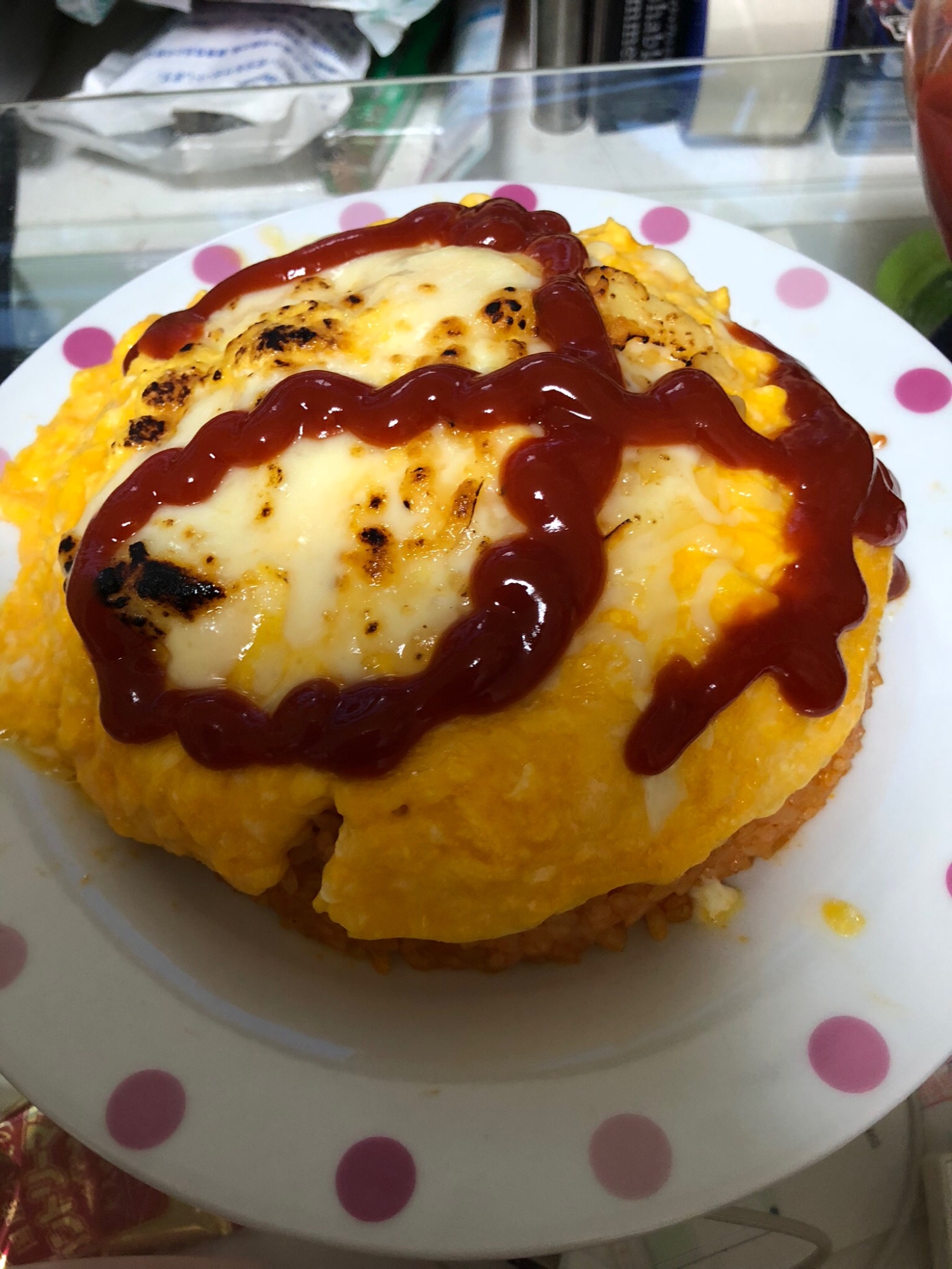 ♡炙りチーズオムライス♡