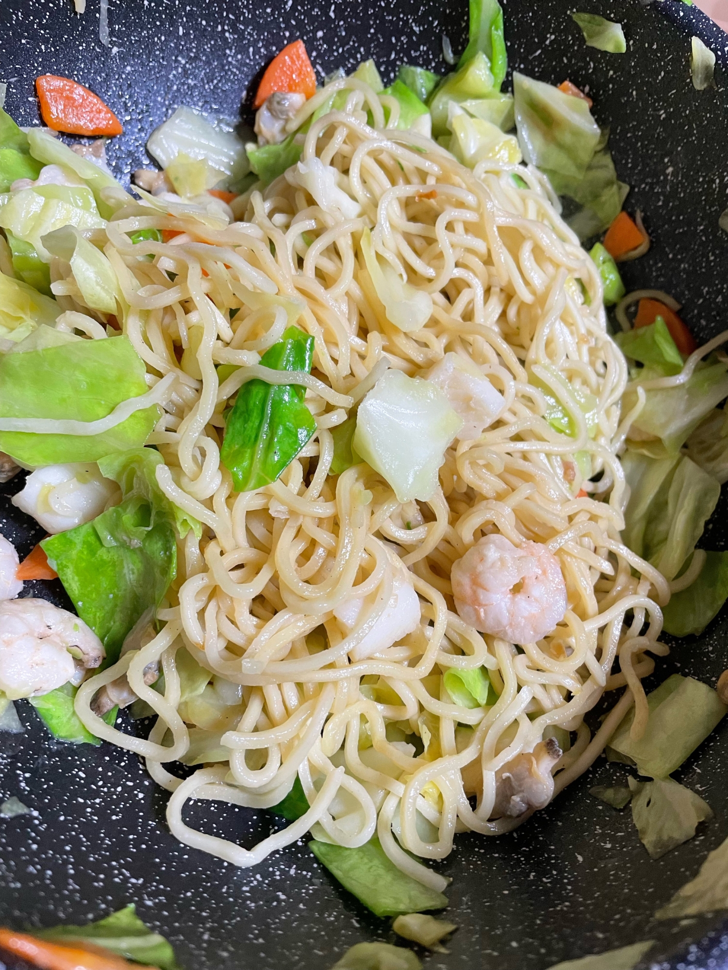 海鮮えび焼きそば